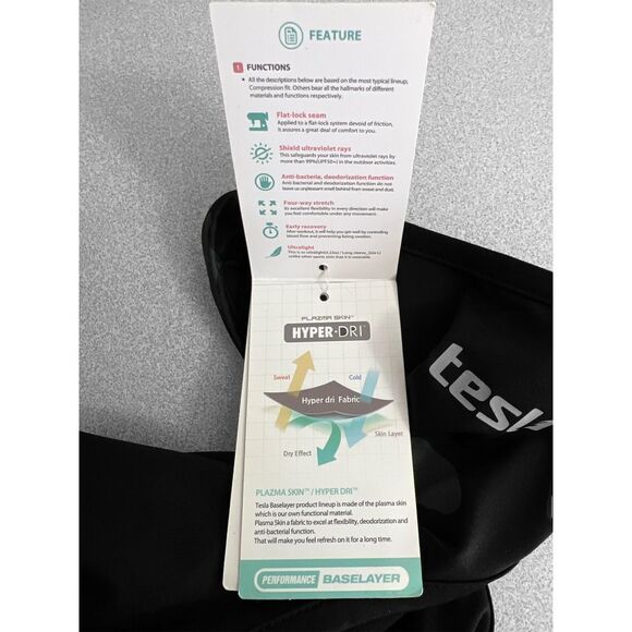 Tesla Black Sleeveless Racerback Athletic Base Tank Top Men’s Size Small NWT - Picture 6 of 6